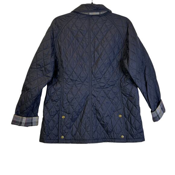 Barbour Summer Beadnell Lightweight Quilt Jacket Classic Navy Women 10 NWOT - Picture 4 of 11